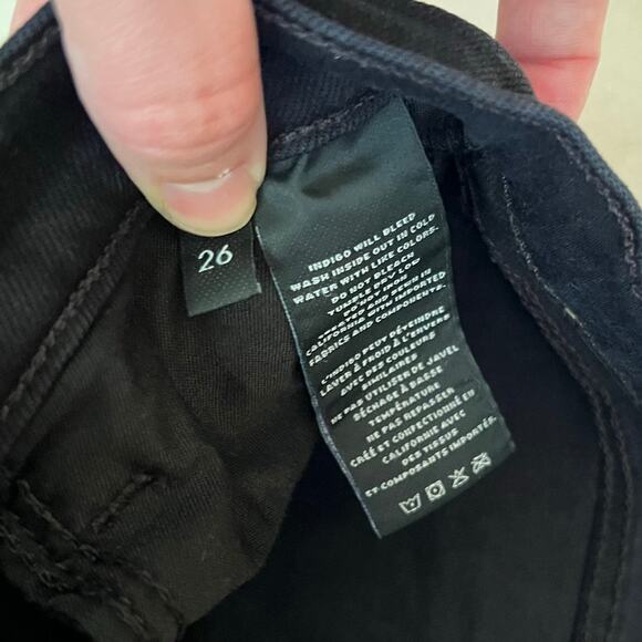 J Brand Ruby High Rise Crop Black Skinny Jeans - Picture 5 of 8